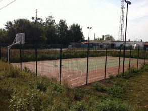 3D заборы для спортивной площадки 18 метров фото цена за метр